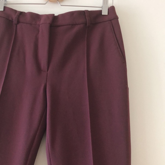 New MaxMara SportMax high rise pin tuck crop straight leg cigarette trouser - Picture 3 of 12